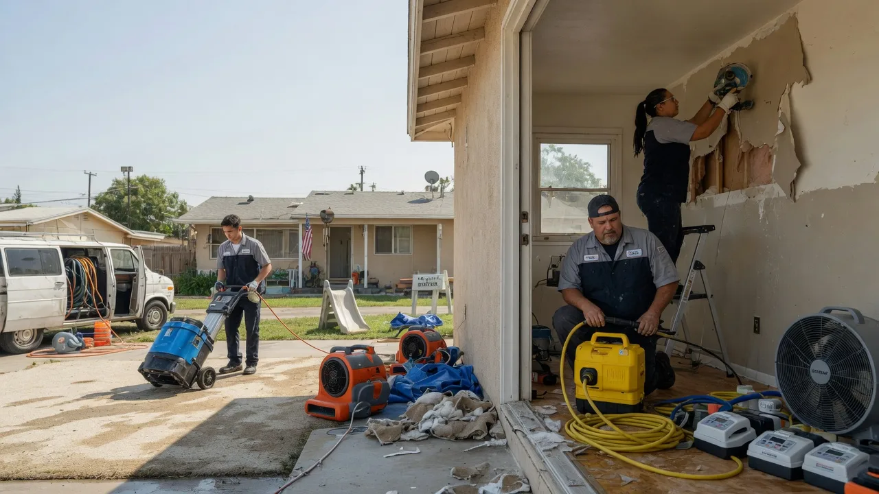 Water Damage Restoration in League City, TX near me
